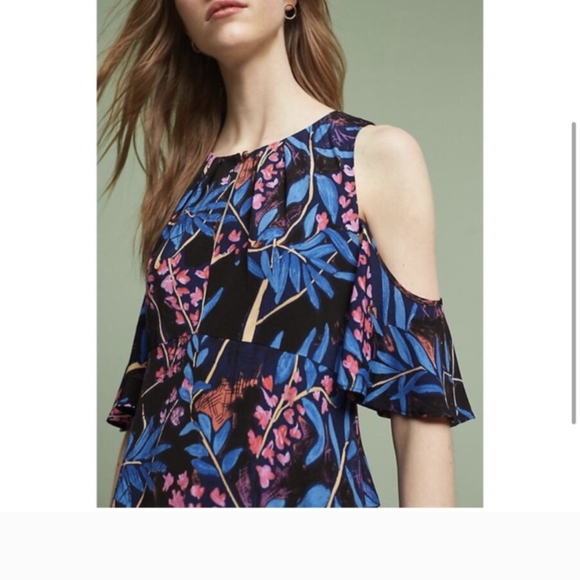 Anthropologie Elia-open Shoulder Dress. EUC. 2 for $20 - Picture 2 of 2